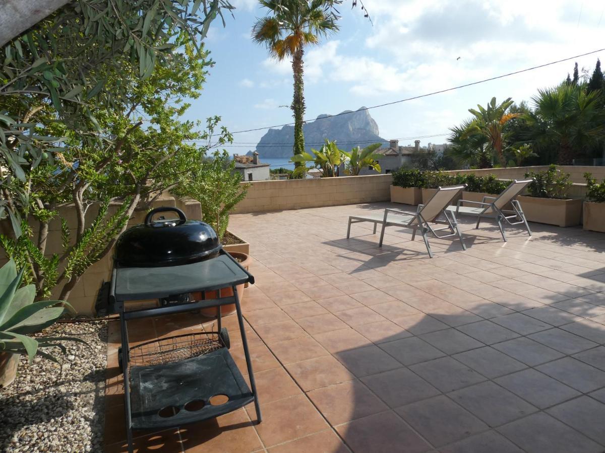 Chalet pareado con piscina y vistas al mar Calpe Exterior foto